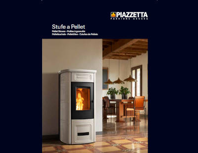 Piazzetta - nuovo catalogo stufe a pellet 2024